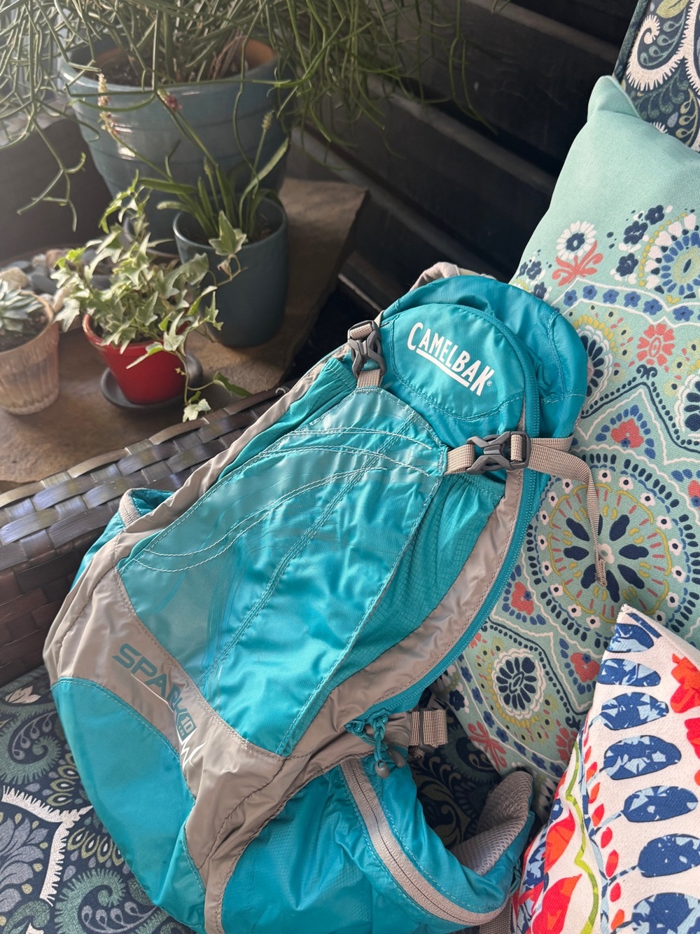Camelbak In Teal and Gray, ADULT Hydration Vest ( insert bladder not included)